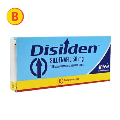 Disilden Sildenafil 50 Mg X 10 Comprimidos Recubiertos - Farmati Chile - Farmati