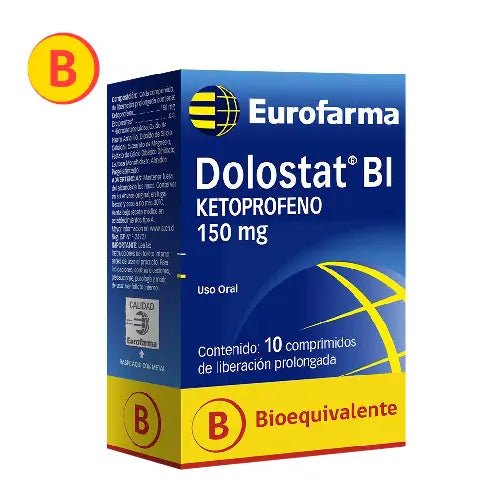 Dolostat Bi 150 Mg X 10 Comprimidos De Liberación Prolongada - Farmati Chile - Farmati