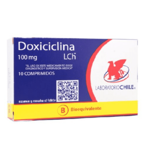 Doxiciclina Bioequivalente Comprimidos 100Mg.10 - Farmati Chile - Farmati