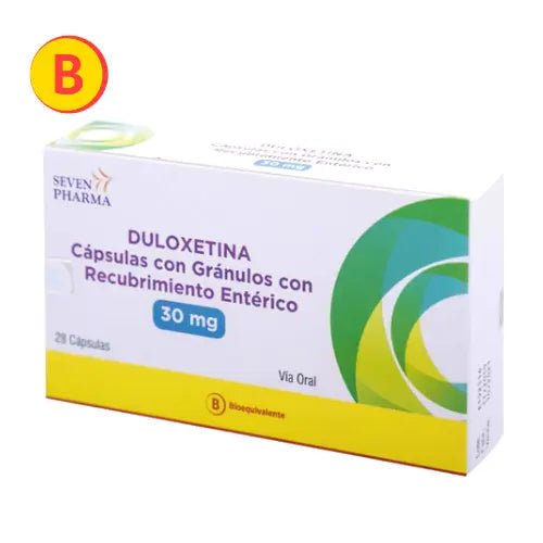 Duloxetina 30 Mg X 30 Comprimidos - Farmati Chile - Farmati