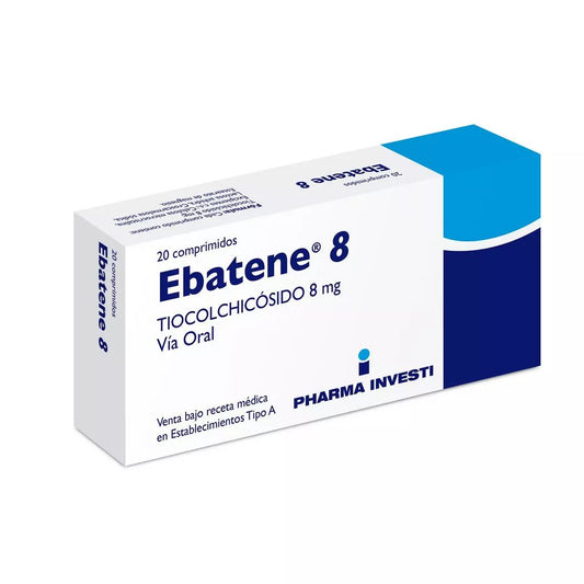 Ebatene 8Mg 20 Comprimidos - Farmati Chile - Farmati