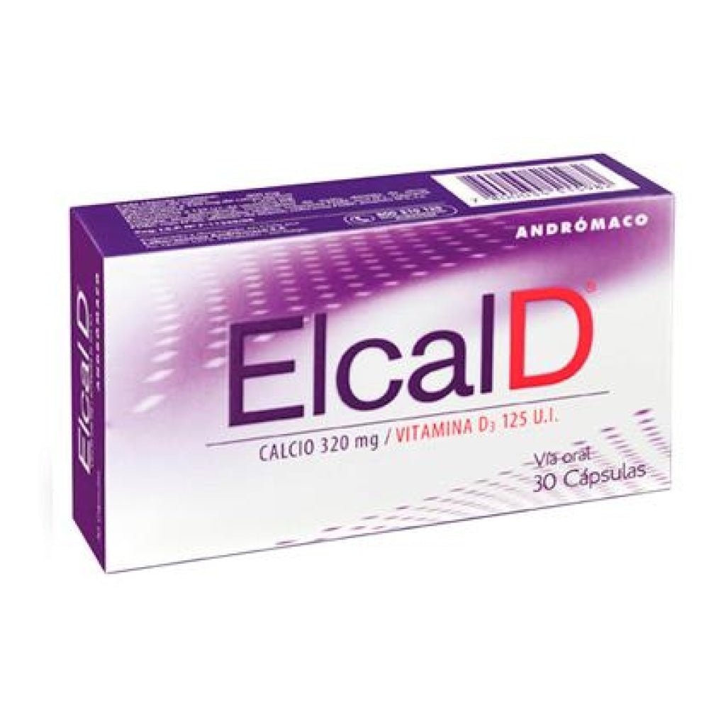 Elcal D 320 Mg Calcio / Vitamina D3 125 U.I. - Farmati Chile - Farmati