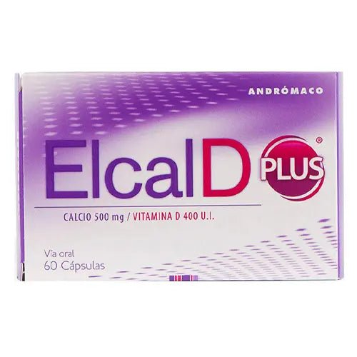 Elcal D Plus 500Mg + Vit D X 60 Cap Medi - Farmati