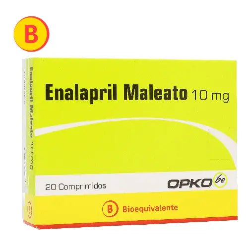 Enalapril 10 Mg X 20 Comprimidos Recubiertos - Farmati