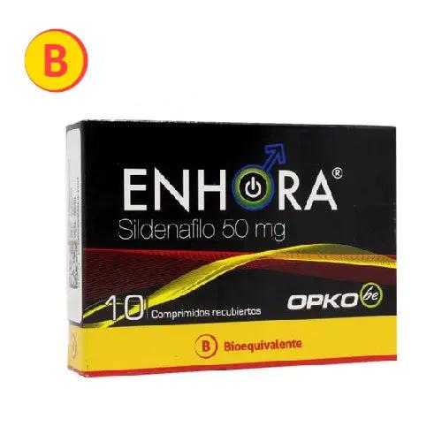 Enhora Sidenafilo 50 Mg X 10 Comprimidos Recubiertos - Farmati Chile - Farmati