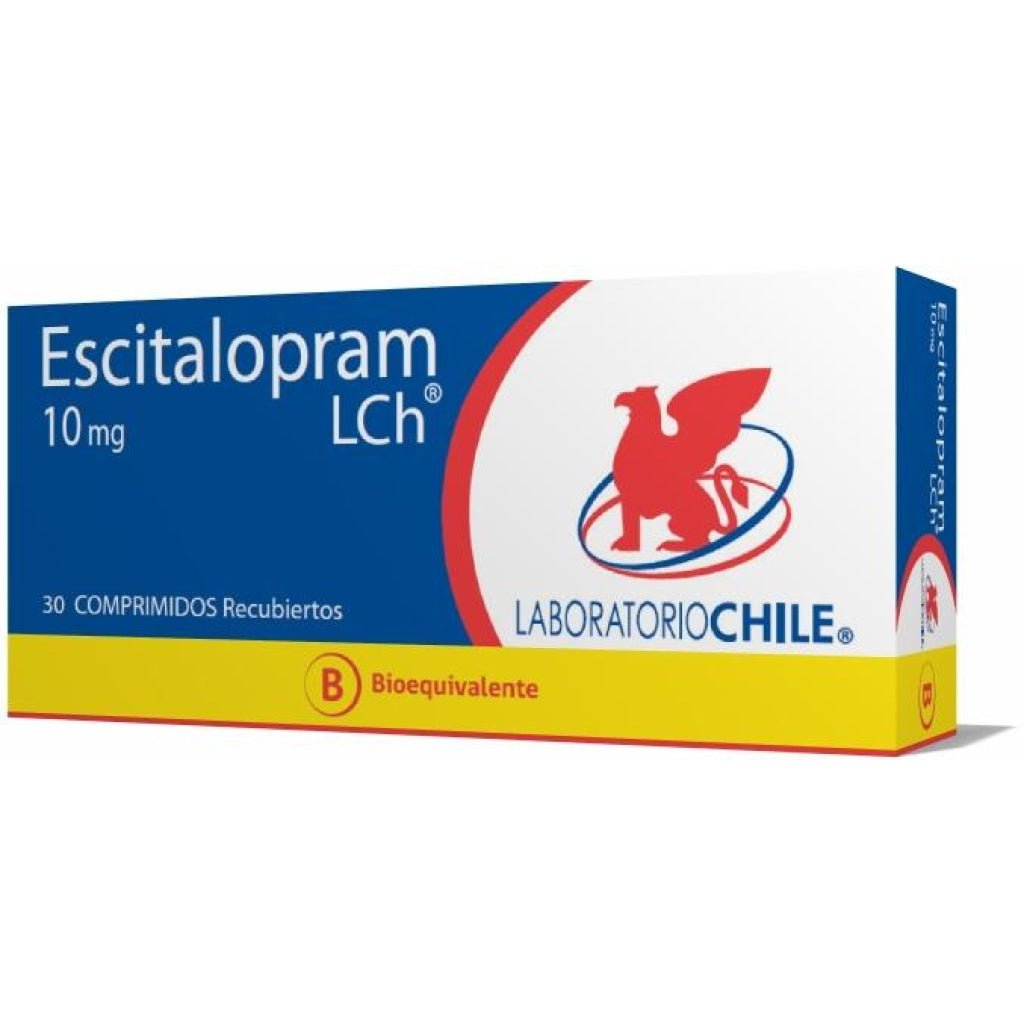 Escitalopram 10 Mg. X 30 Comprimidos Recubiertos - Farmati Chile - Farmati