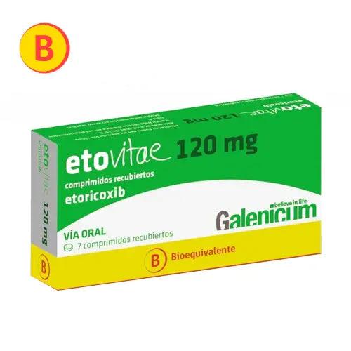 Etovitae Etericoxib 120 Mg X 7 Comprimidos - Farmati Chile - Farmati