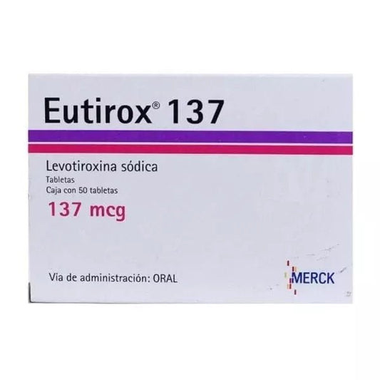 Eutirox 137 Mcg X 50 Comprimidos - Farmati Chile - Farmati