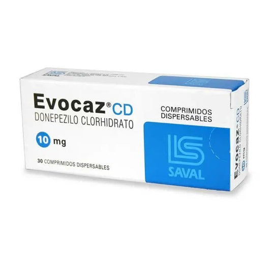 Evocaz Cd 10 Mg X 30 Comprimidos Dispersables - Farmati Chile - Farmati