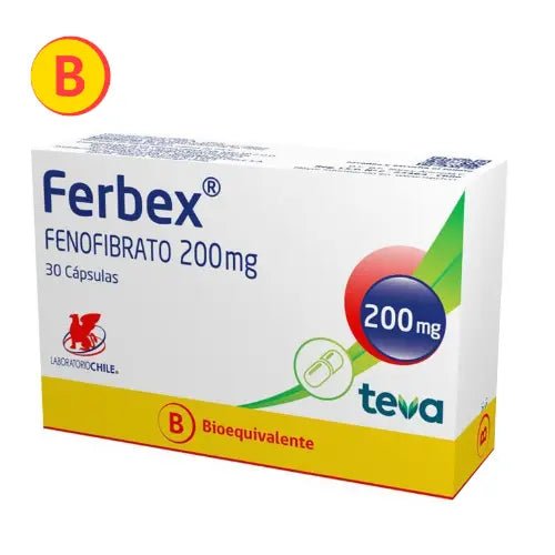 Ferbex 200 Mg X 30 Comprimidos - Farmati Chile - Farmati