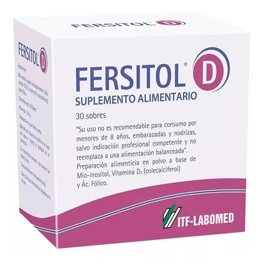 Fersitol D Suplemento Alimentario 30 Sobres 4Gr. - Farmati Chile - Farmati