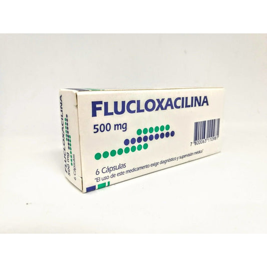Flucloxacilina 500 Mg. X 6 Cápsulas - Farmati Chile - Farmati