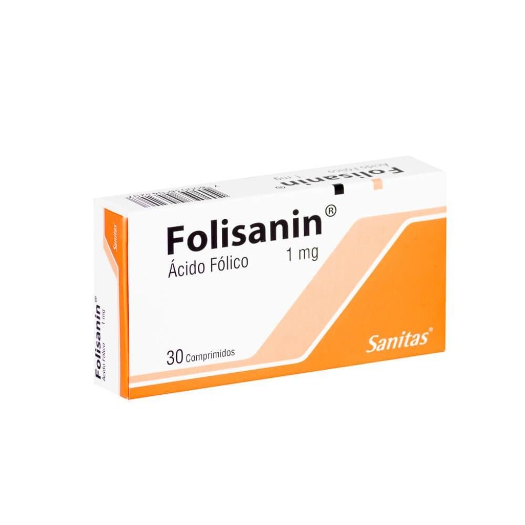 Folisanin 1 Mg X 30 Comprimidos Recubiertos. - Farmati Chile - Farmati