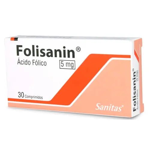 Folisanin 5 Mg X 30 Comprimidos - Farmati Chile - Farmati