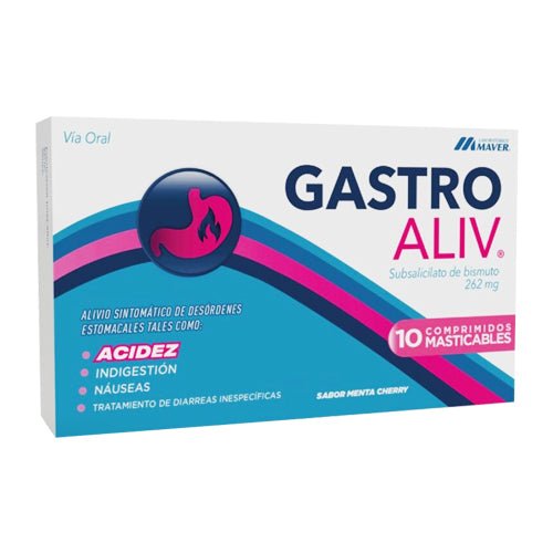 Gastroaliv Mg X 10 Comprimidos Masticables - Farmati Chile - Farmati