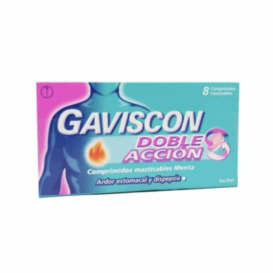 Gaviscon Doble Accion X 8 Comprimidos Masticables - Farmati Chile - Farmati