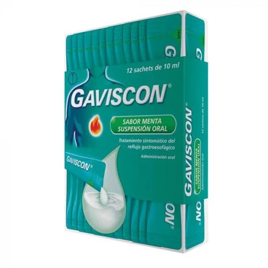 Gaviscon Sabor Menta X 12 Sachets - Farmati Chile - Farmati