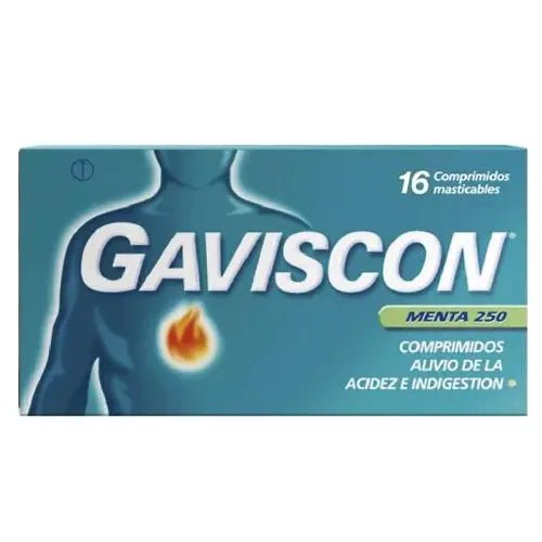 Gaviscon X 16 Menta Comprimidos Masticables - Farmati Chile - Farmati