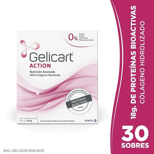 Gelicart Action 20 G X 30 Sobres - Farmati Chile - Farmati