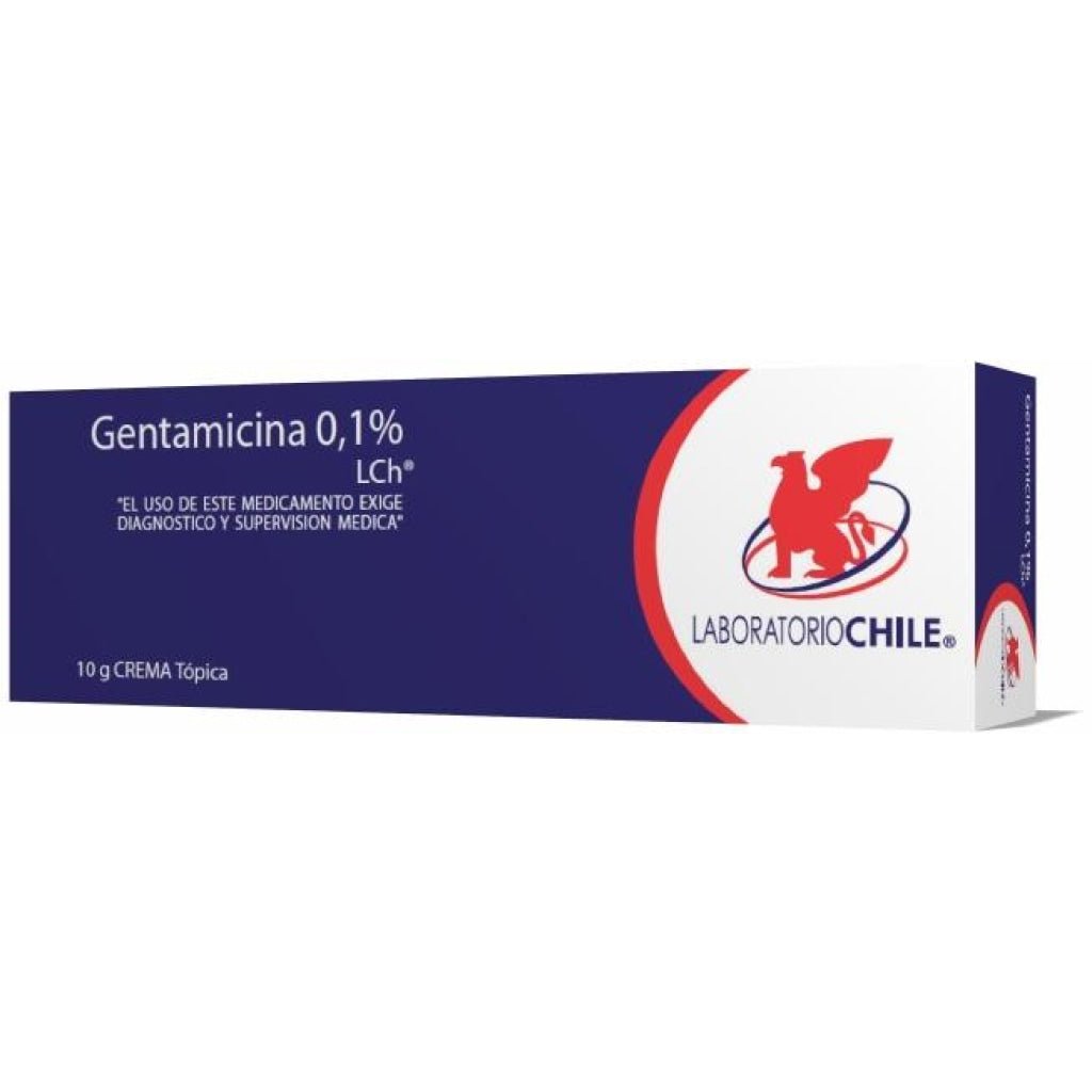 Gentamicina 0.1% Crema Tópica X 10 G. - Farmati Chile - Farmati