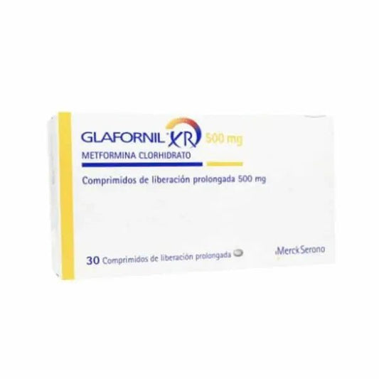 Glafornil Xr 500 Mg X 30 Comprimidos De Liberación Prolongada - Farmati Chile - Farmati