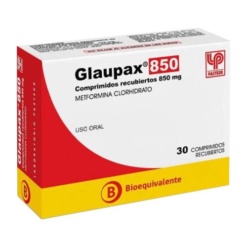 Glaupax 850 Comprimidos Recubiertos 850Mg.30 - Farmati
