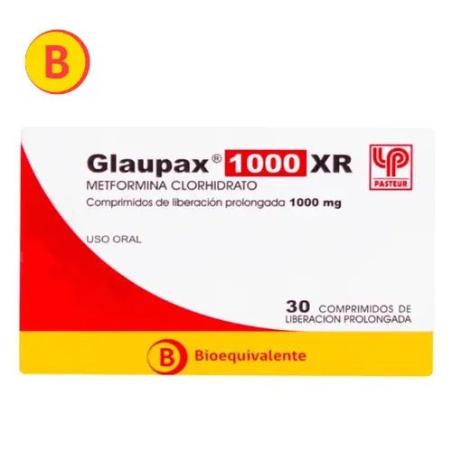 Glaupax Xr 1000Mg X 30 Comprimidos De Liberación Prolongada - Farmati Chile - Farmati