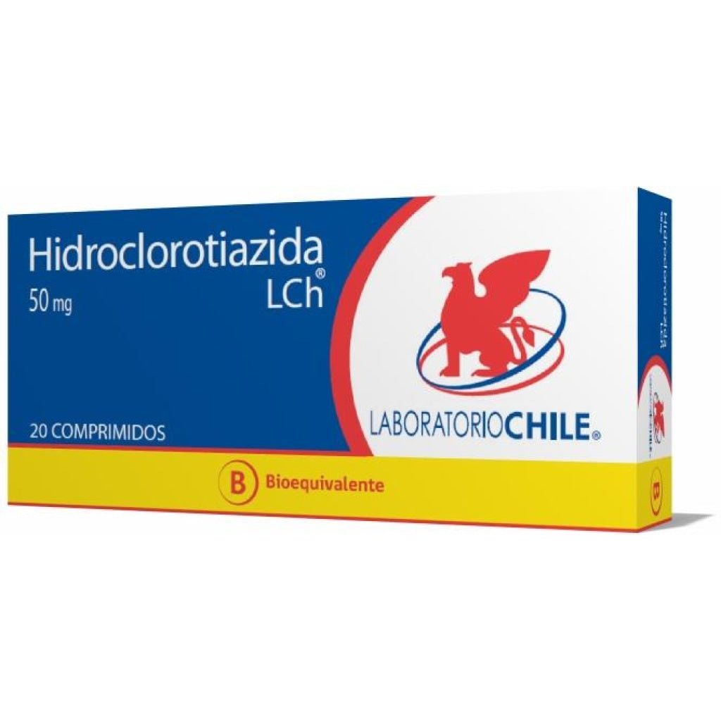 Hidroclorotiazida 50 Mg. X 20 Comprimidos - Farmati Chile - Farmati