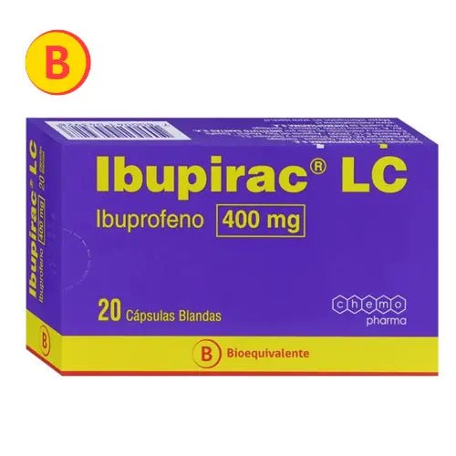 Ibupirac Lc 400Mg X 20 Capsulas Blandas - Farmati