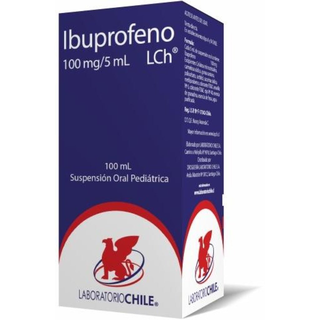 Ibuprofeno Suspensión Oral 100Mg/5Ml. X 100 Ml. - Farmati Chile - Farmati