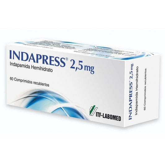 Indapress 2.5 Mg X 60 Comprimidos - Farmati Chile - Farmati