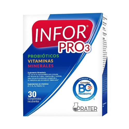 Infor Pro 3 Comprimidos Recubiertos Suplemento Alimentario .30 - Farmati