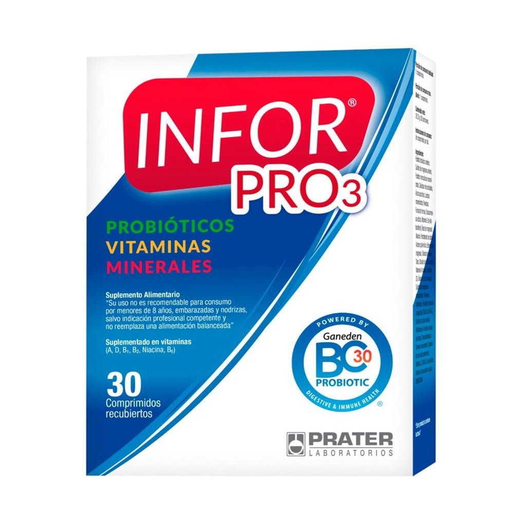 Infor Pro 3 X 30 Comprimidos - Farmati Chile - Farmati