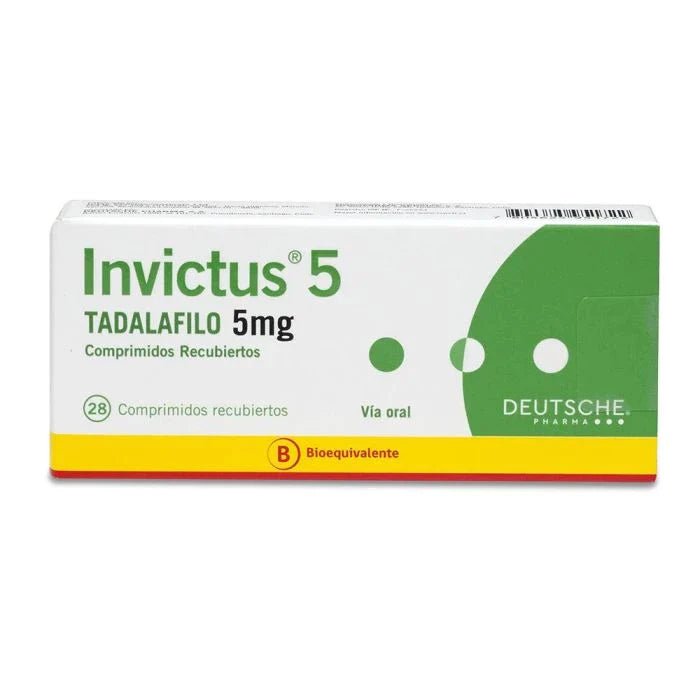 Invictus Tadalafilo 5 Mg 28 Comprimidos - Farmati Chile - Farmati