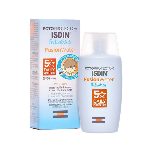 Isdin® Fotoprotector Pediatrics Facial Para Niños Fusionwater Spf 50+ - Farmati