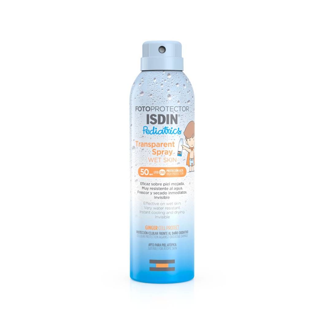 Isdin® Fotoprotector Wet Skin Transparent Pediatrics Spray Fps 50+ - Farmati