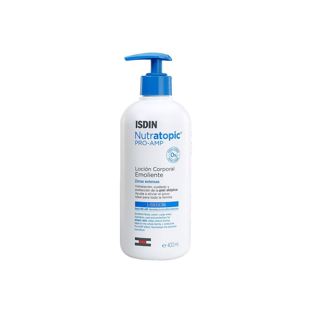 Isdin® Loción Nutratopic Pro - Amp 400Ml - Alivia El Picor De La Piel - Farmati