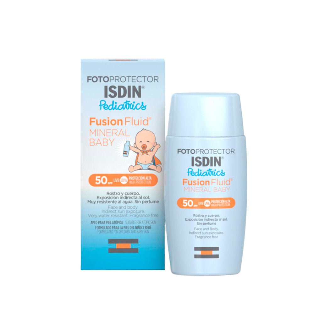 Isdin® Protector Solar Para Bebés Fusionfluid Mineral Baby Spf 50+ - Farmati