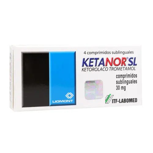 Ketanor Sl 30Mg X 4 Comprimidos Sublinguales - Farmati Chile - Farmati