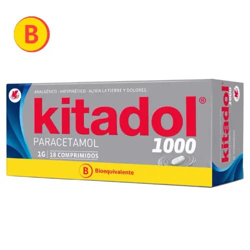 Kitadol 1000Mg X 18 Comprimidos - Farmati Chile - Farmati