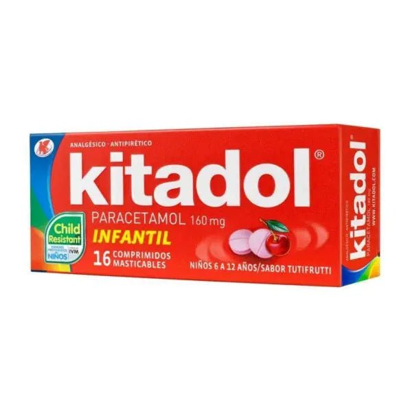 Kitadol Infantil 160Mg X 16 Comprimidos - Farmati