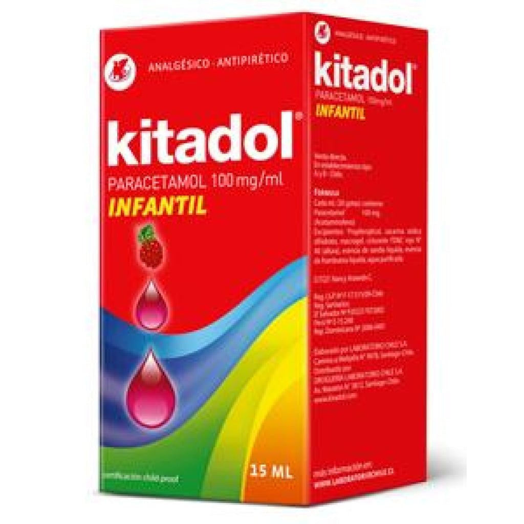 Kitadol Pediatrico 100Mg/Ml Gotas X 15 Ml. - Farmati Chile - Farmati