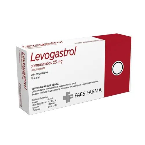 Levogastrol Levosulpirida 25 Mg X 30 Comprimidos - Farmati Chile - Farmati