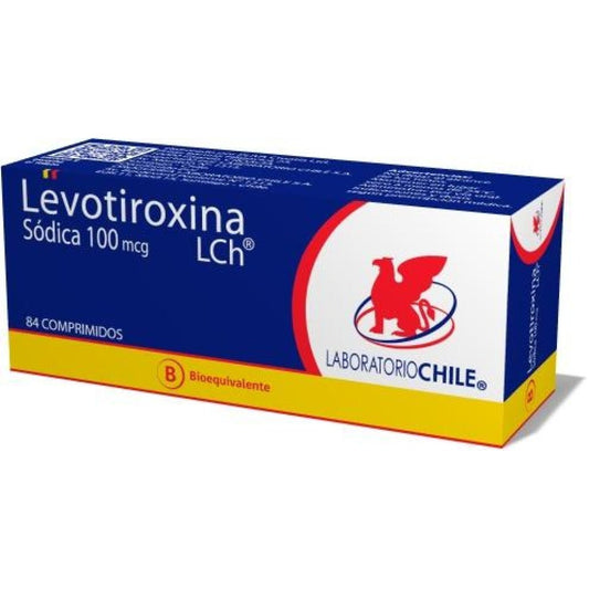 Levotiroxina 100 Mcg. X 84 Comprimidos - Farmati Chile - Farmati