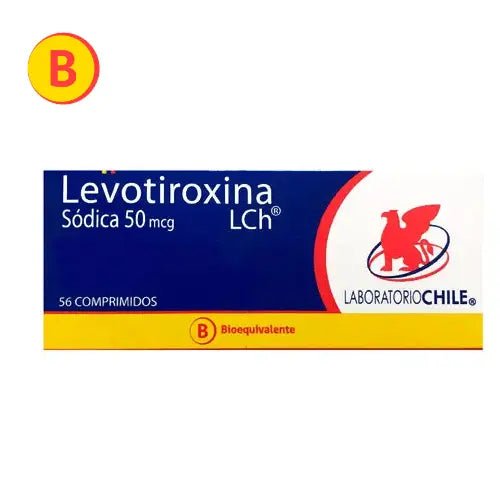 Levotiroxina Sódica 50 Mcg X 56 Comprimidos - Farmati Chile - Farmati