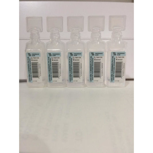 Lidocaina Clorhidrato 2 % X 5 Ml - Farmati Chile - Farmati