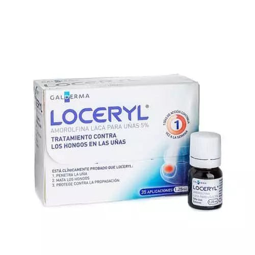 Loceryl Laca Para Uñas 35 Aplicaciones 5% (Frasco 1,25Ml+10 Espatulas) - Farmati Chile - Farmati