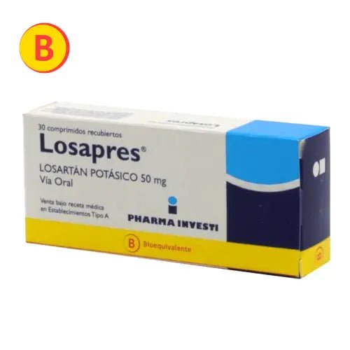 Losapres 50Mg X30 Comprimidos Recubiertos - Farmati Chile - Farmati