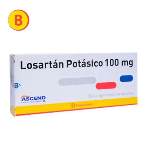 Losartan 100 Mg X 30 Comprimidos Recubiertos - Farmati Chile - Farmati