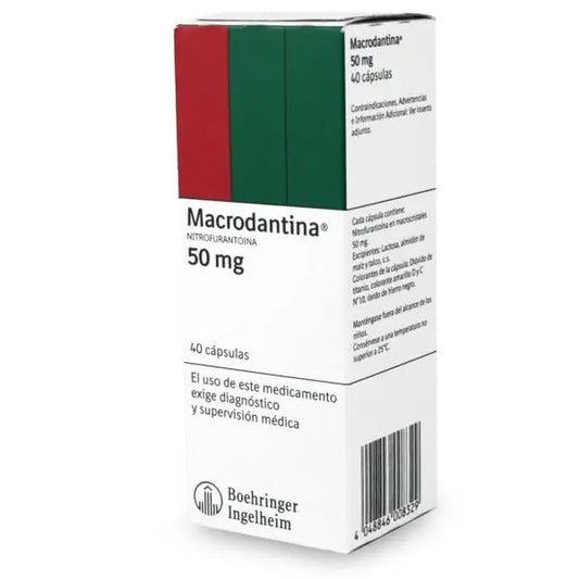 Macrodantina 50 Mg X 40 Cápsulas - Farmati Chile - Farmati